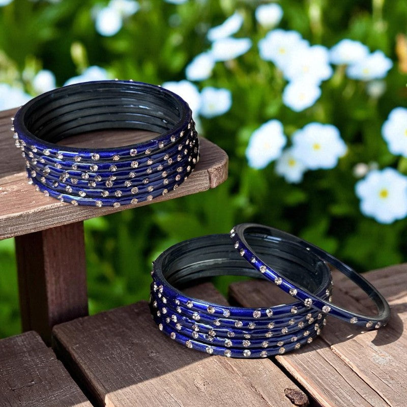 Set  of 12 Pooja - Indian Glass Bangles Churiyan Set various Colors and Sizes MP