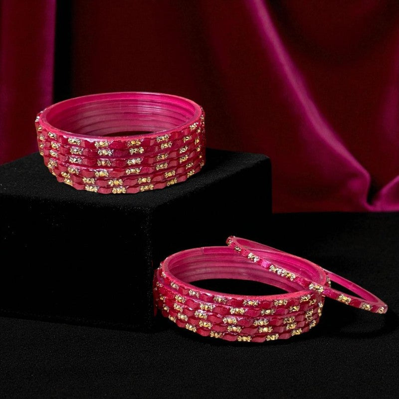 Set  of 12 Pooja - Indian Glass Bangles Churiyan Set various Colors and Sizes MP