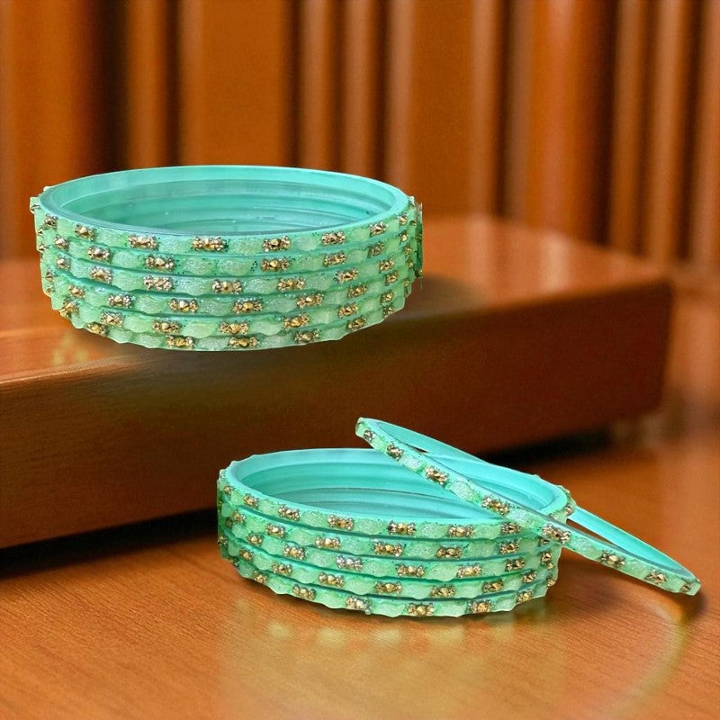 Set  of 12 Pooja - Indian Glass Bangles Churiyan Set various Colors and Sizes MP