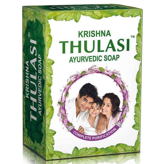 Tulsi Basil Soap - 75g: Refreshing Herbal Cleansing