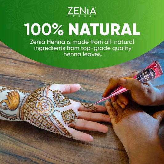 Zenia Fresh & Natural Henna Cones