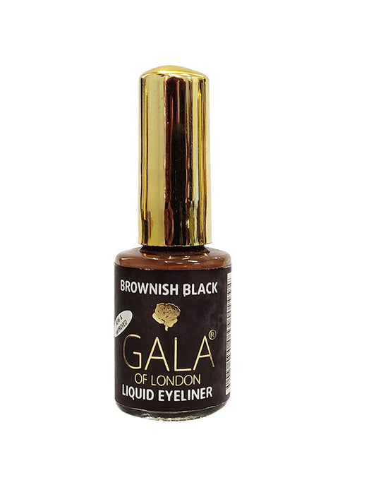 Gala of London Liquidline Brown | Long-Lasting, Waterproof, Smudge-Proof Liquid Eyeliner