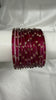 ANML - Wine Red Glass Bangle Set with Gold Ghungroo Latkan Kadas