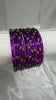 ANML - Jamuni Glass Bangle Set with Gold Ghungroo Latkan Kadas