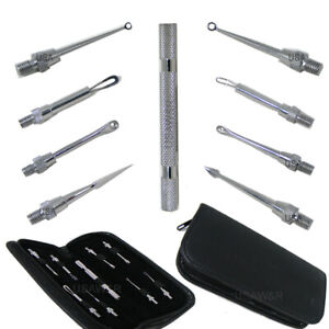 Skin Comedones Extractor Remover Kit: Blackheads, Whiteheads, Pimple, Acne