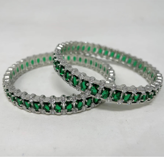 AD Bangles with American Diamond Stones Available in Different Colors and Sizes ADB45