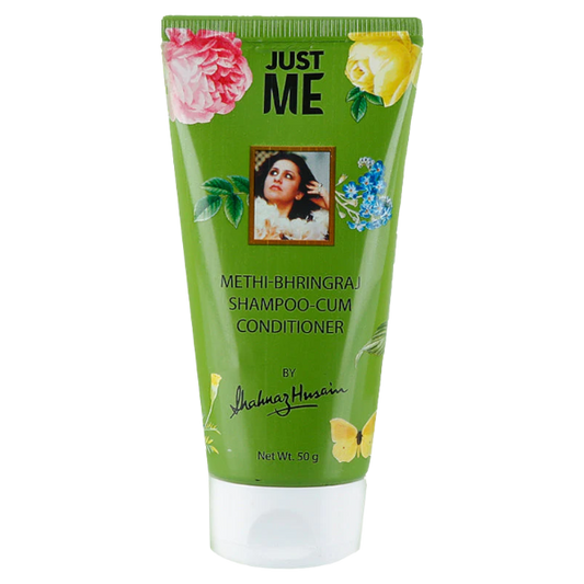 Shahnaz Husain Just Me Methi Bhringraj Shampoo Cum Conditioner 50g