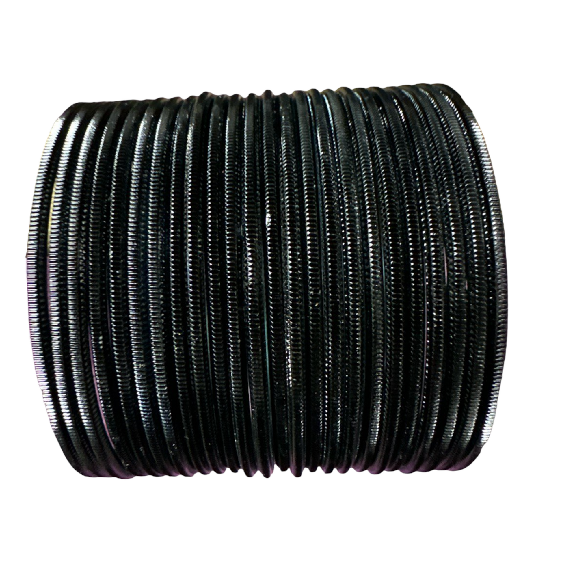 Model #M2 - Plain Smooth Set of 24 Metal Bangles Set - Zenia Creations