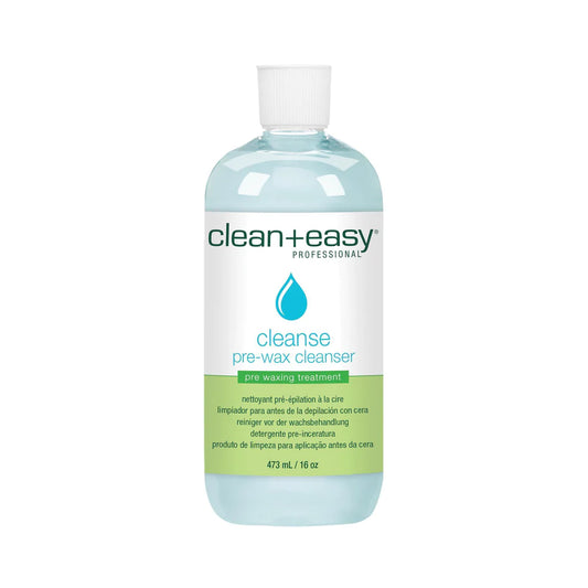Clean + Easy Cleanse Pre-Wax Cleanser, 16 oz | Removes Oil, Dirt, and Bacteria Before Waxing