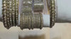 Mehendi Finish kangan Bangle set with Rhinestones Model #MG2