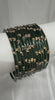 ANML - Dark Green Glass Bangle Set with Gold Ghungroo Latkan Kadas