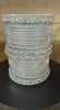 1239  Exquisite Silver Color Bangle Set Traditional Indian Jewellery Stackable Kada Bracelets Statement Jewellery for Women