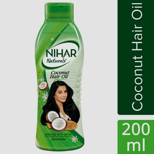 200ml Nihar Naturals  Coconut Hair Oil Nourishing conditioning with methi jasmine