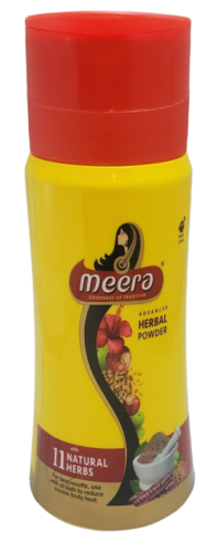 Meera Herbal Hairwash Powder With 11 Natural Herbs | Natural Hair Cleanser for All Hair Types