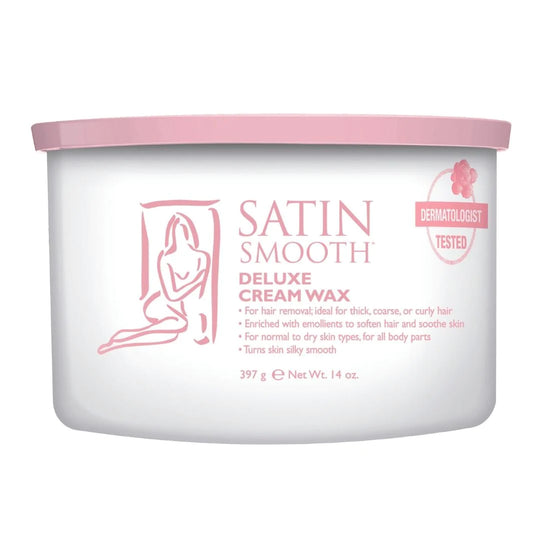 Satin Smooth Deluxe Cream Hair Removal Wax 14oz