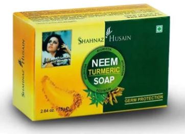 Shahnaz Husain Neem Turmeric Soap fight Acne Pimples 75g