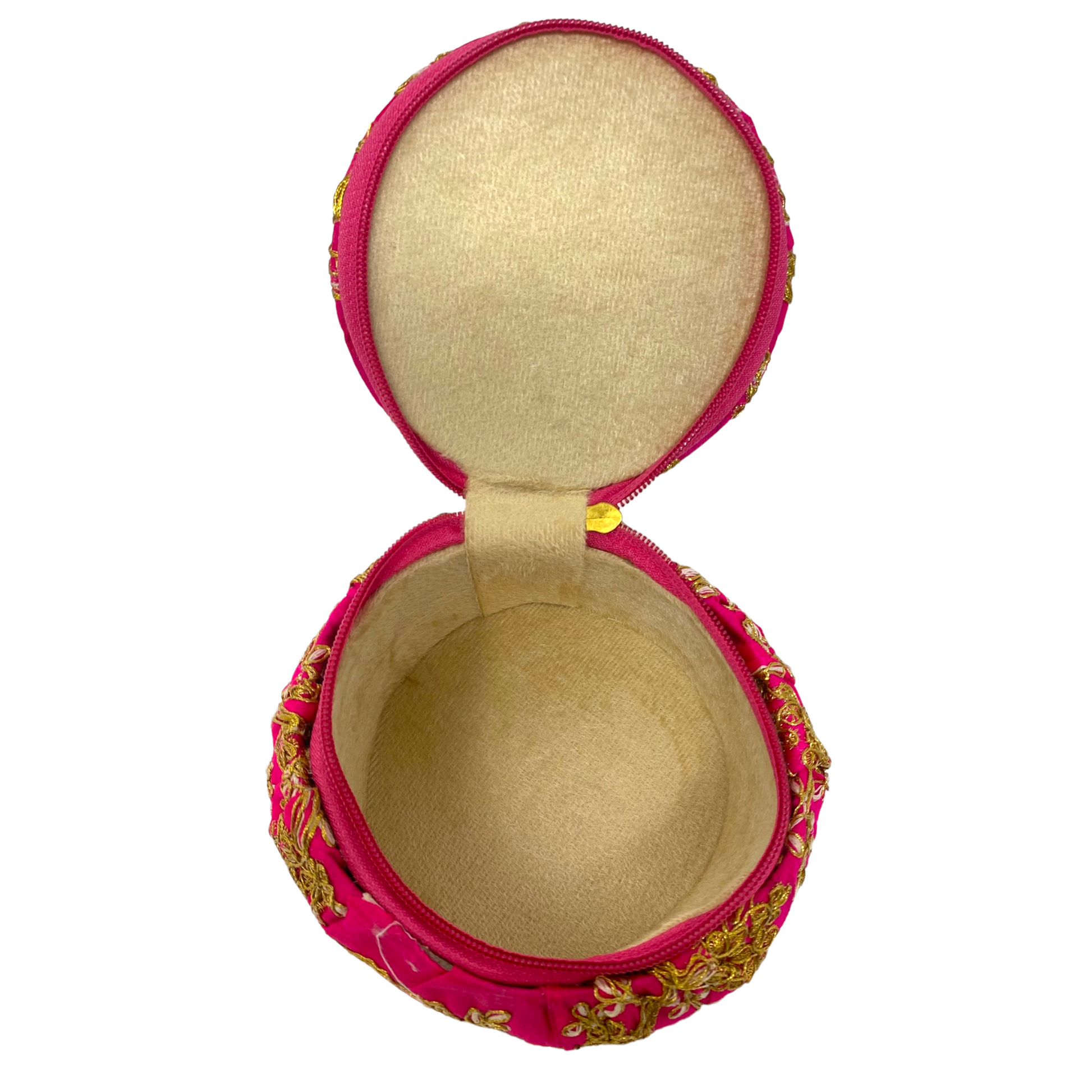 Big - Indian Wedding Bridesmaid Bangle Jewelry Fabric Gift Box #BB3