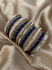 Indian Bangles Bridal Chuda Churiyan Metal Silver Kangan Bangles Set #1163 - Zenia Creations