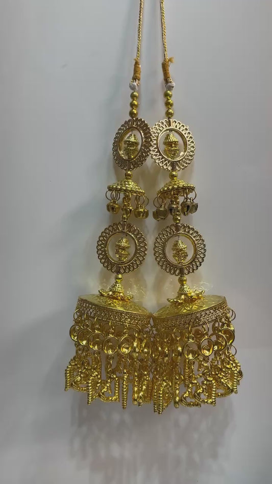 Gold Bridal Dulhan Kaleera/ Kalira / Kalire Sikh Traditional Punjabi Indian Wedding #K4