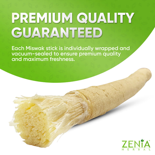 Premium Quality Zenia Miswak Siwak Sewak Daatun Natural Tooth brush Stick