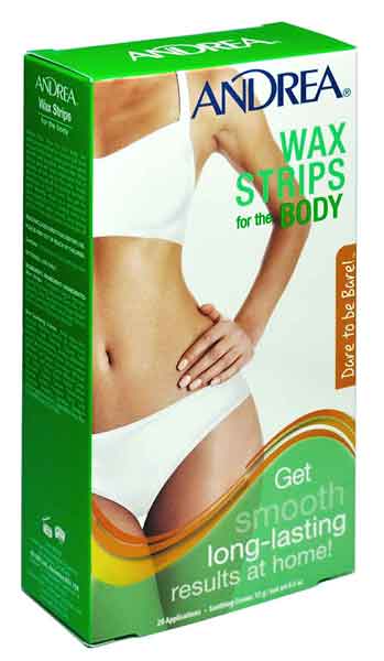20 Application Andrea Wax Strips For The Body PRE WAXED