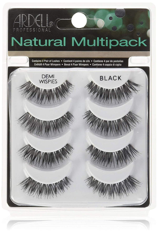 Multi Pack Ardell Natural Strip Eye Lashes 61494 Demi Wispies Black