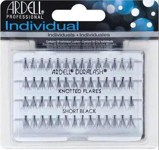 Ardell Duralash Knotted Flare Individual Lashes Short Black 65095