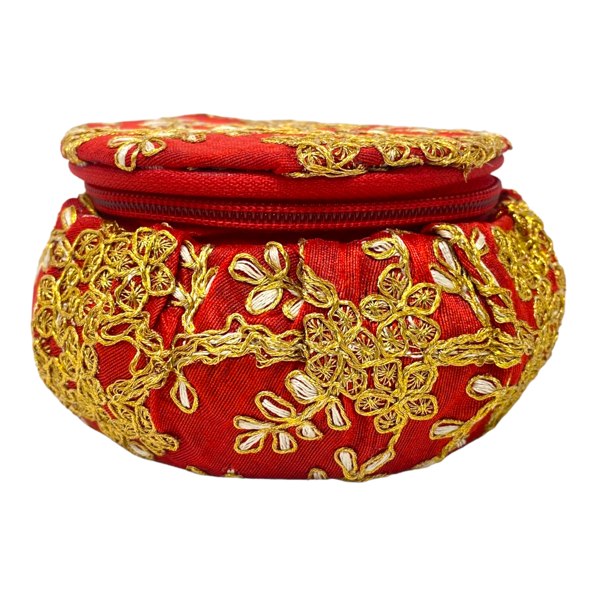 Small - Indian Wedding Bridesmaid Bangle Jewelry Fabric Gift Box  #BB2