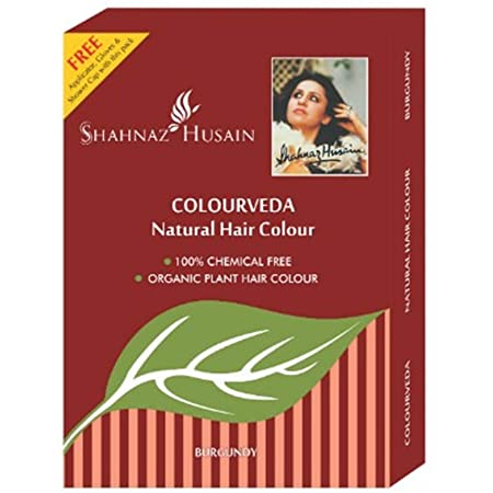 Shahnaz Husain Colorveda Organic Henna Hair Dye BURGUNDY 100g