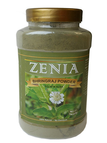 Zenia Bhringraj Powder Bottle - Zenia Herbal
