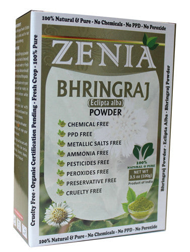 100g Zenia Bhringraj Powder Box - Zenia Herbal