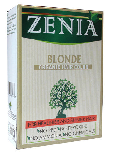 Zenia Organic Henna Hair Color Blonde 100g - Zenia Herbal