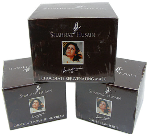 Shahnaz Husain Chocolate Coffee Facial Kit (Cream + Mask + Scrub)