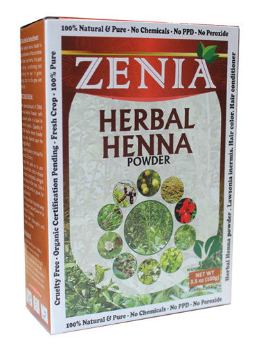 100g Zenia Herbal Henna Box - Zenia Herbal