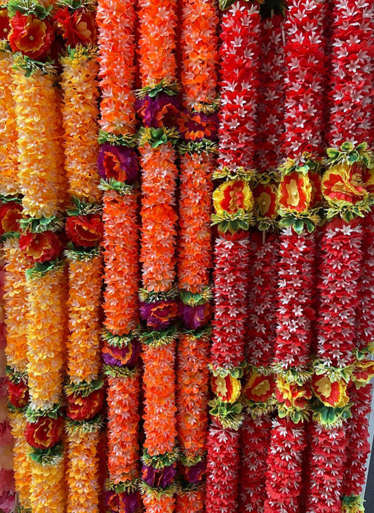 Wedding Party Big Flower Garlands Toran Decorations For Wall Decor Door Backdrop Model 7 - Zenia Creations