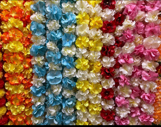 Wedding Party Big Flower Garlands Toran Decorations For Wall Decor Door Backdrop Model 6 - Zenia Creations