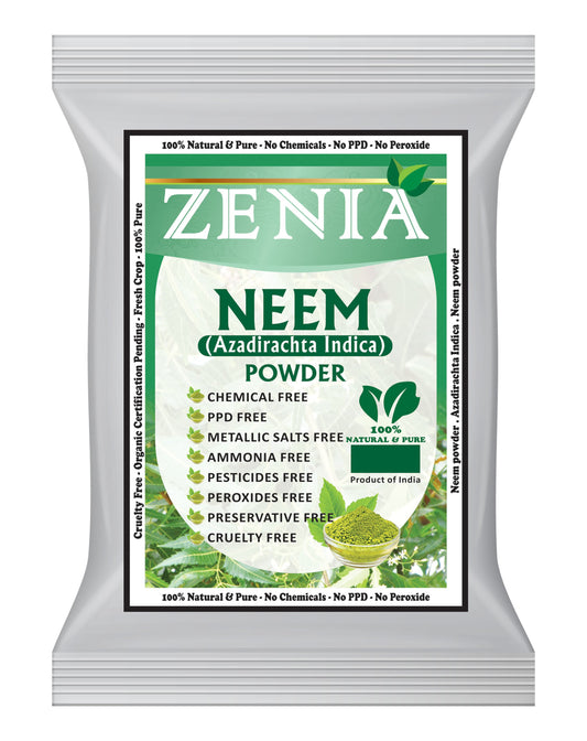 Zenia Pure Neem Powder Edible Grade For Hair, Skin, Health Care