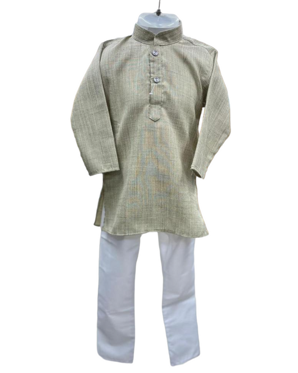 Boy Kids Partywear Kurta and Pyjama Pajama Set Model 4 - Zenia Creations