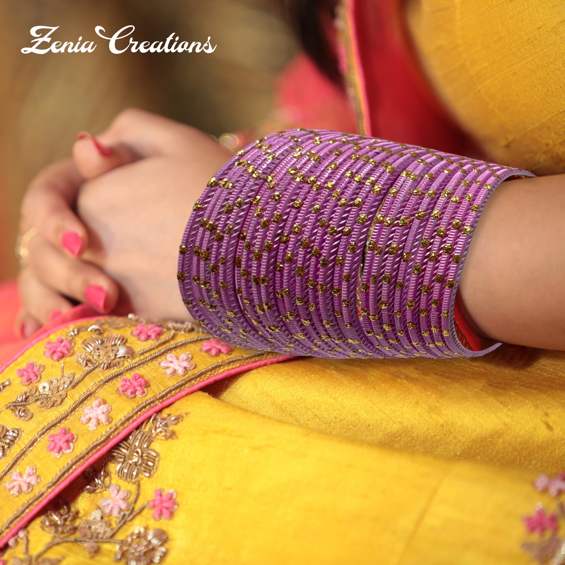 Colourfull Metal Churi Metal Bangle Box Churi Bangle Set, Indian