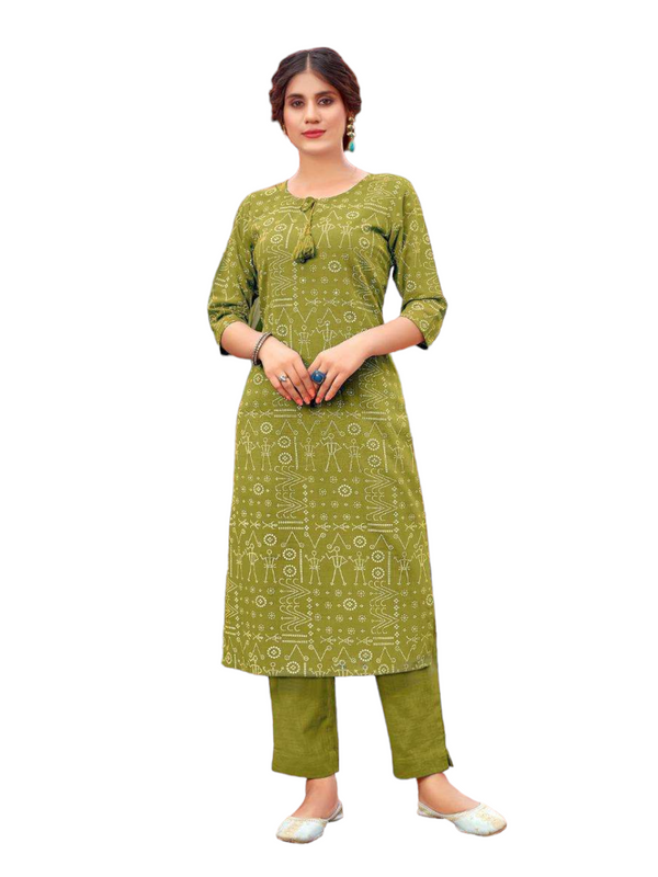 Stitched Rayon Indian Kurti With Print #RS