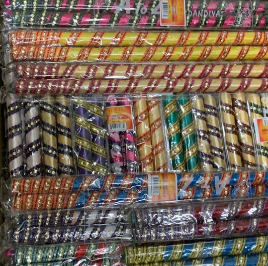 Satin Covered Dandiya Sticks for Navratri Wedding  Dance party Garba