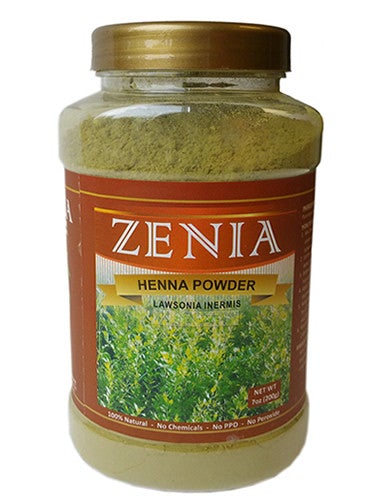 Zenia Pure Henna Powder Jar Body Art Quality (BAQ) - Zenia Creations