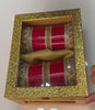 Indian Bridal Punjabi Bollywood Chooda Plastic Bangles Set With Gift Box #L