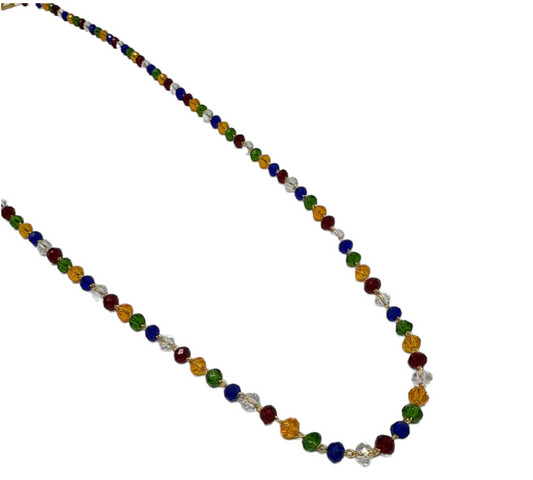 Multi Color Hydro Beads Necklace Chain