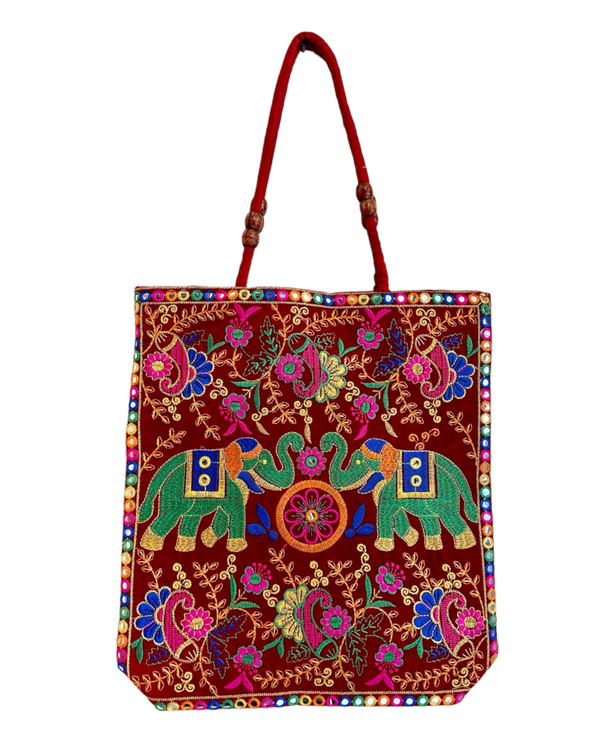 Handcrafted Handmade Bag India Rajasthani Hand Tote Bag Purse #HB35