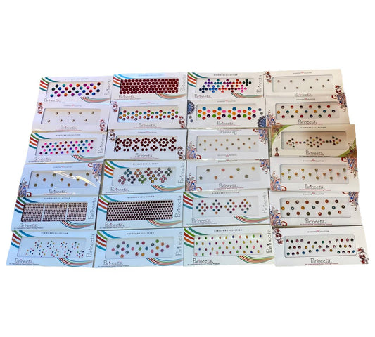 Assorted Indian Bindi Kumkum Forehead Sticker Big Pack #P1