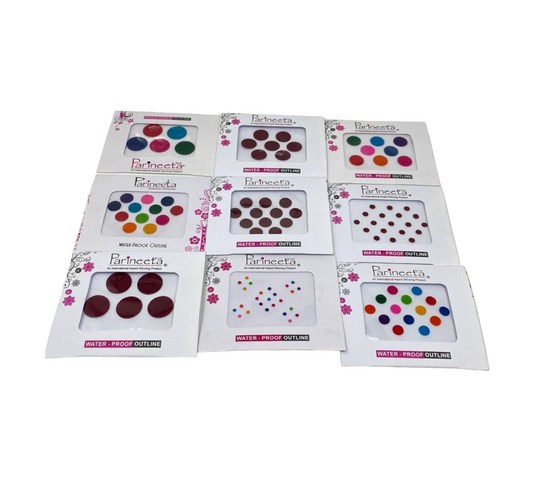 Assorted Indian Bindi Kumkum Forehead Sticker Small Pack #P2