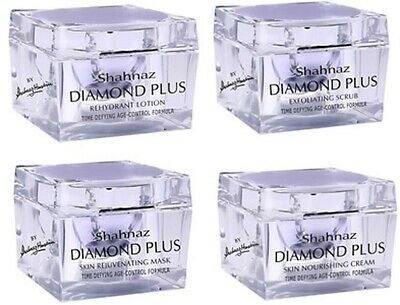 Shahnaz Husain Salon Size Diamond Facial Kit  (Cream + Scrub + Mask + Lotion)