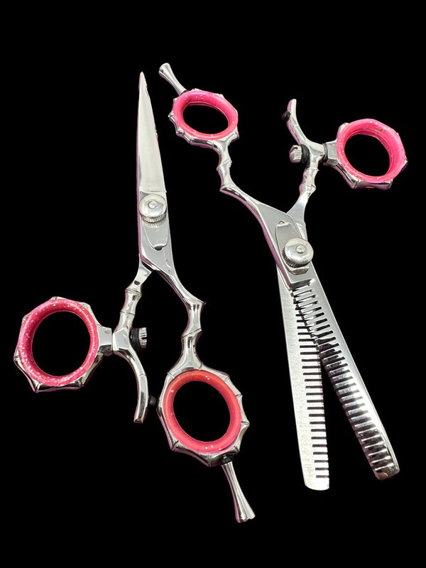 6" Professional Hair cutting and Thinning Scissor Set Model V1J2BPAIR