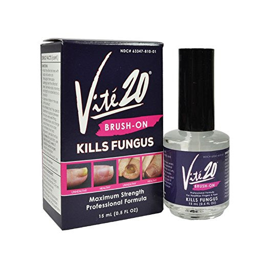 VITE 20 BRUSH-ON kills Nail or skin fungus 0.5 fl oz.